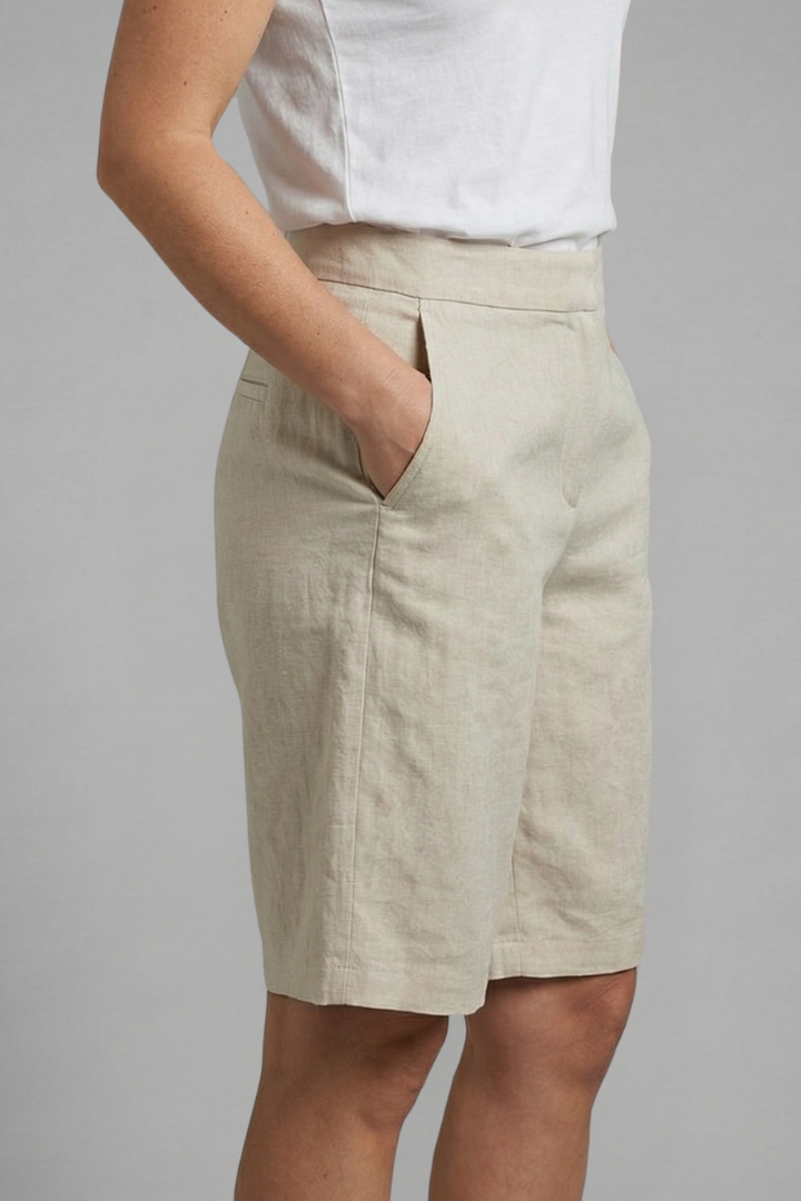 Octavia | Women's Knee-Length High-Waisted Shorts