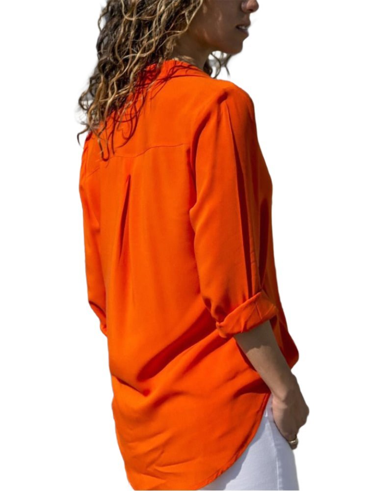Penelope | Women's Long Sleeve Button-Up Shirt