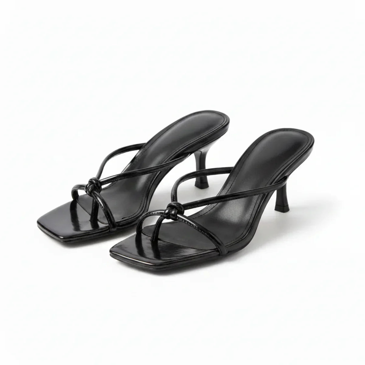 Raven | Women's Strappy Square Toe Block Heel Sandals" 

Revised Title: "Raven | Women's Strappy Square-Toe Block Heel Sandals