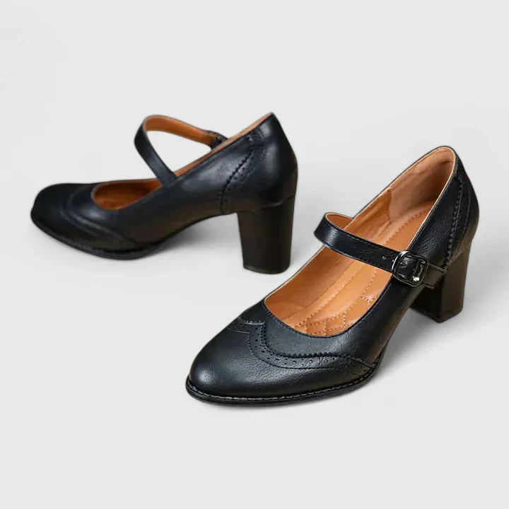 Scarlet | Women's Mary Jane Shoes with Block Heel
