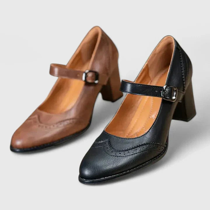 Scarlet | Women's Mary Jane Shoes with Block Heel