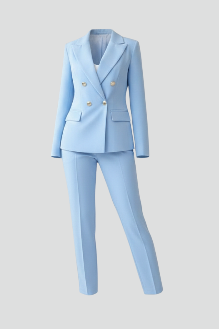 Scarlett | Women's Double-Breasted Blazer and Trousers Set
