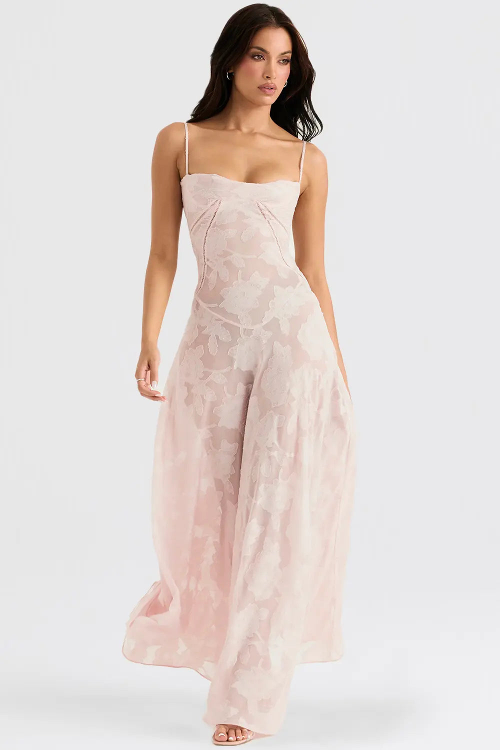Gretchen™ | Adjustable Strapped Open Back Long Summer Dress