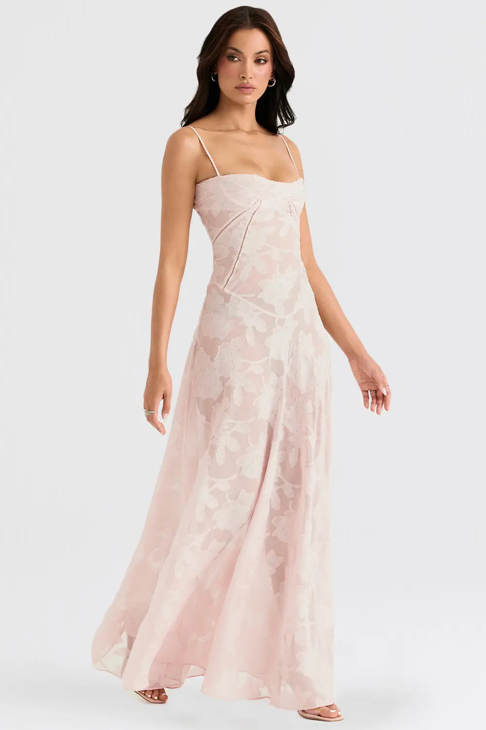 Gretchen™ | Adjustable Strapped Open Back Long Summer Dress