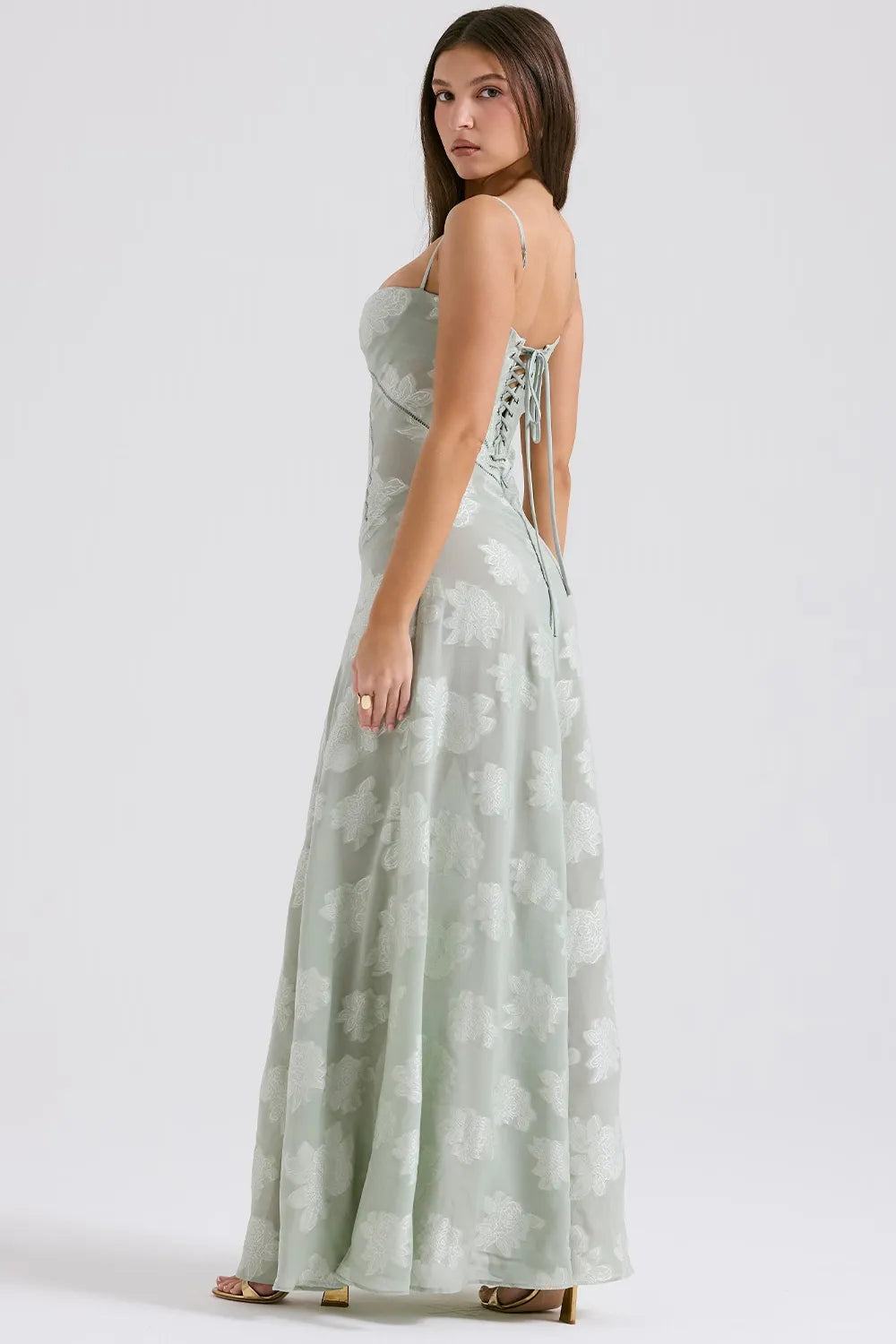 Gretchen™ | Adjustable Strapped Open Back Long Summer Dress