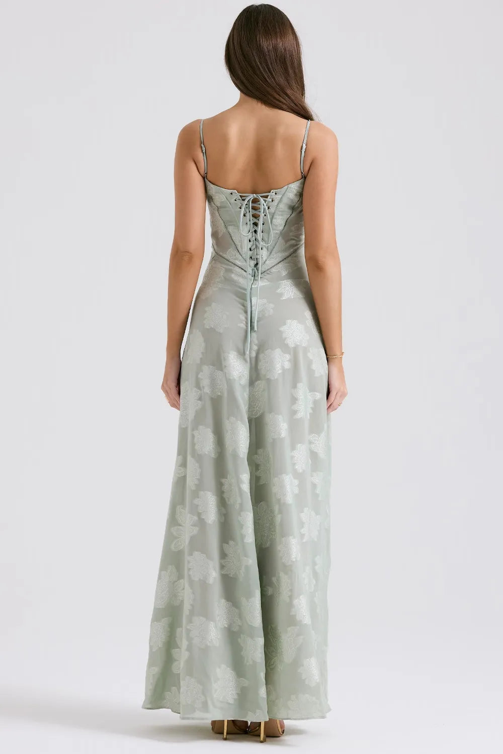 Gretchen™ | Adjustable Strapped Open Back Long Summer Dress