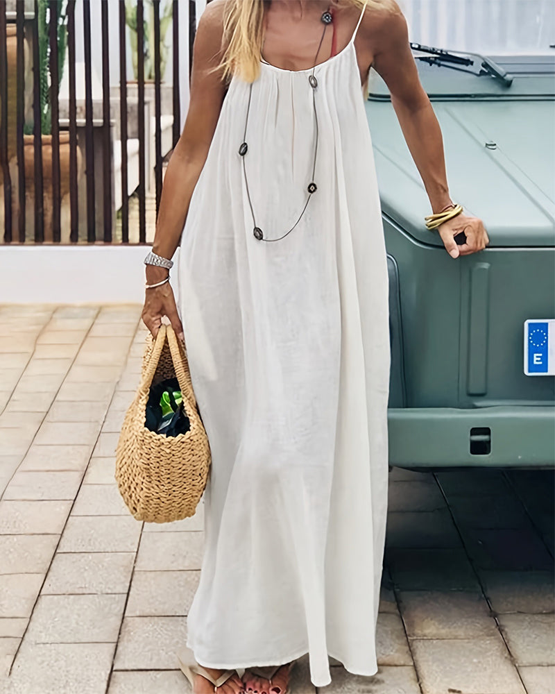 Sloane | Women's Sleeveless Maxi Cami Dress