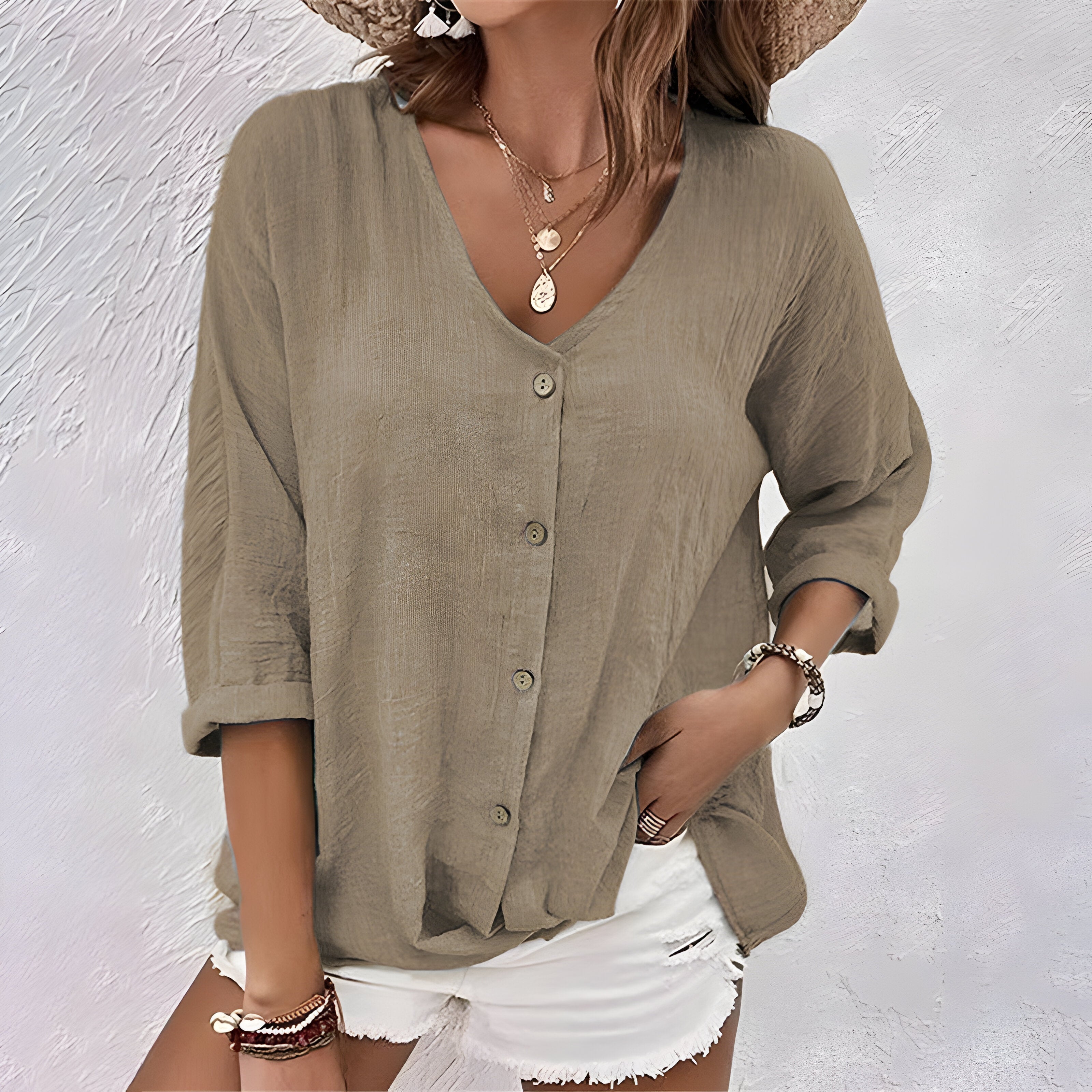 Marcia™ | Casual Button-Up Shirt