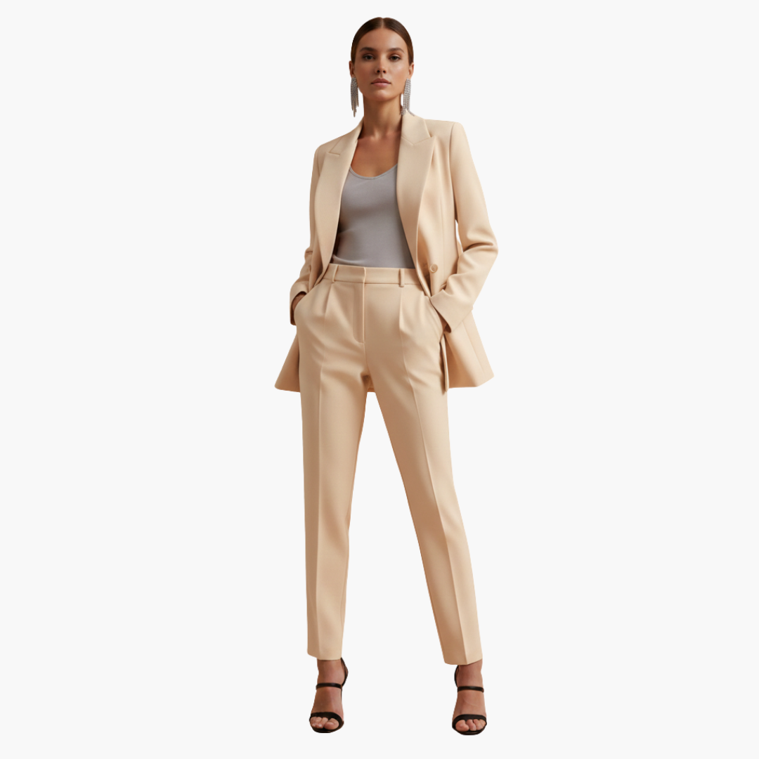 Tabitha | Women's Double-Breasted Blazer and Trousers Set