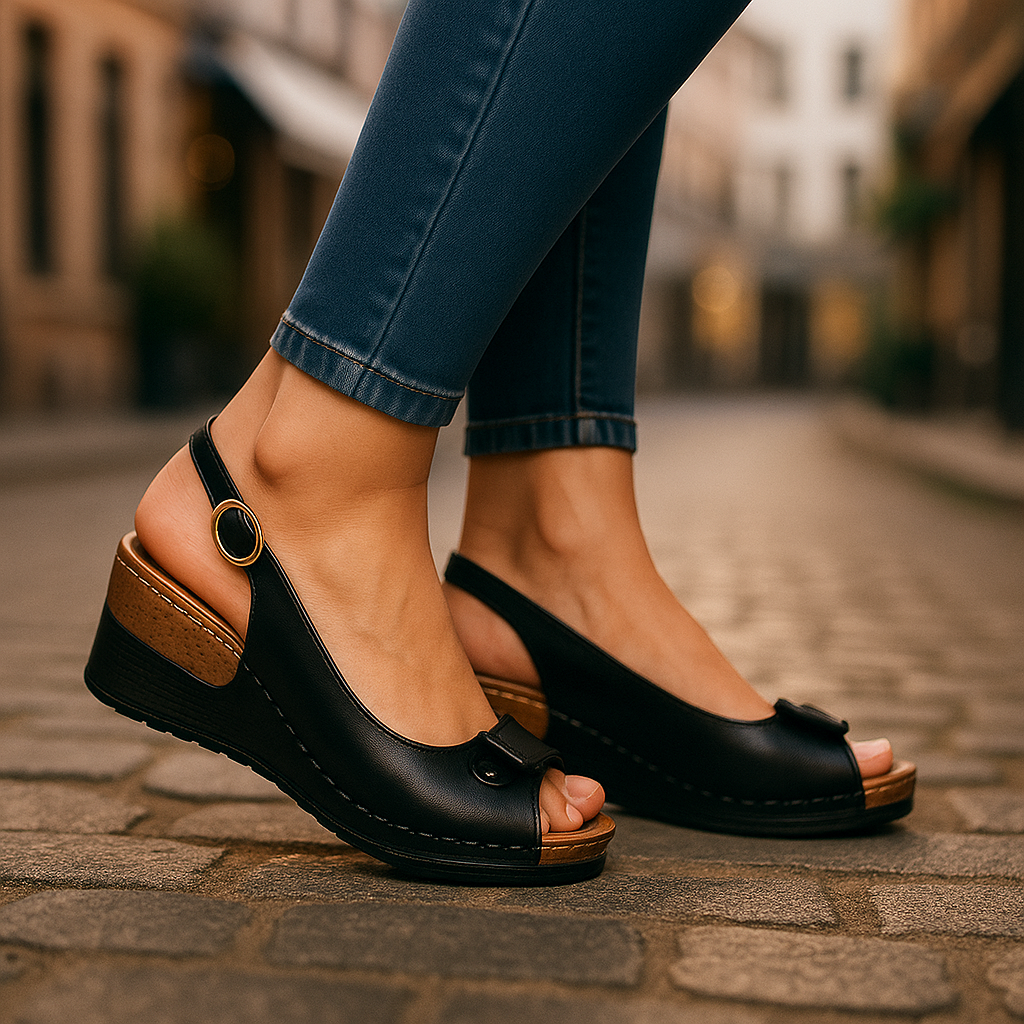 Valencia | Women's Cozy Wedge Sandals
