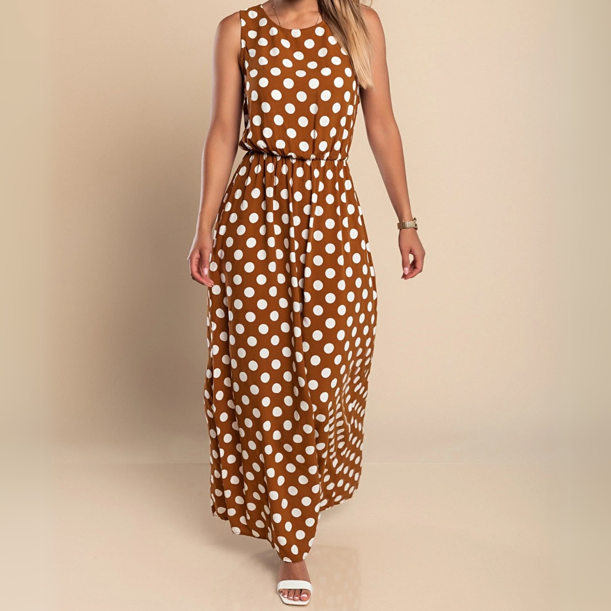 Paula™ Polka Dot Maxi Dress
